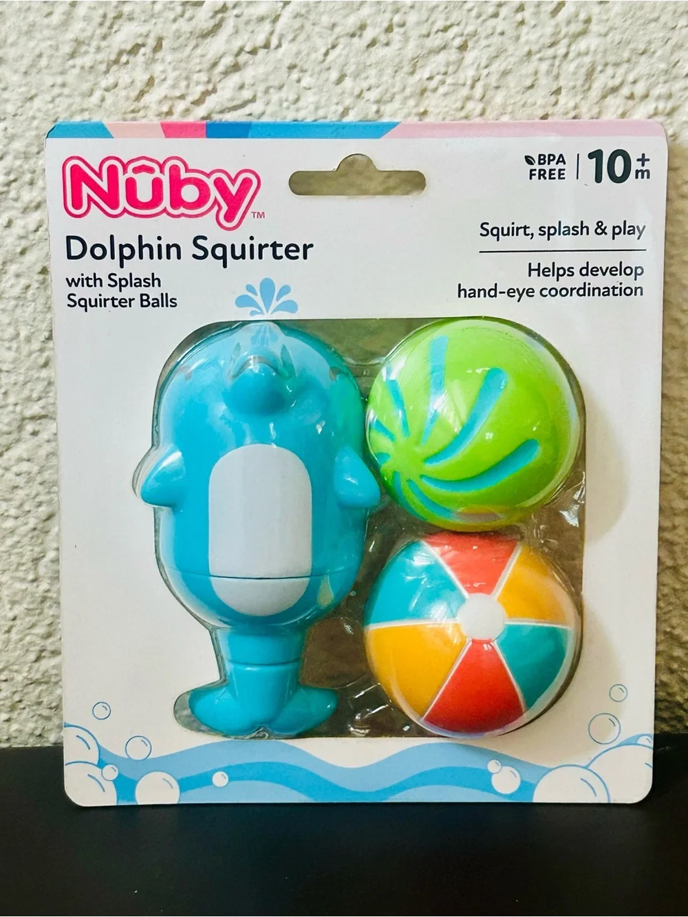 Nuby Dolphin Squirter Bath Toy Set